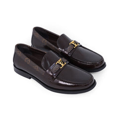 Louis Vuitton Brown Men Loafers