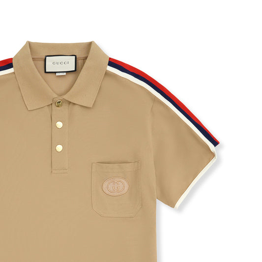 Gucci double “G” beige polo