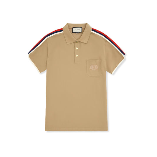 Gucci double “G” beige polo