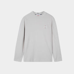 Imported Off-White Mock Neck Sweatshirt For Men