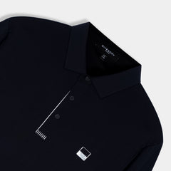 Imported Black Rugby Polo For Men